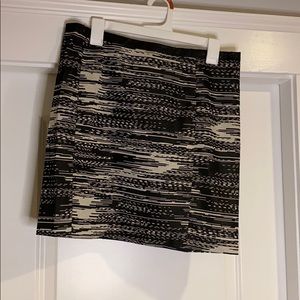 Black & White Short Skirt